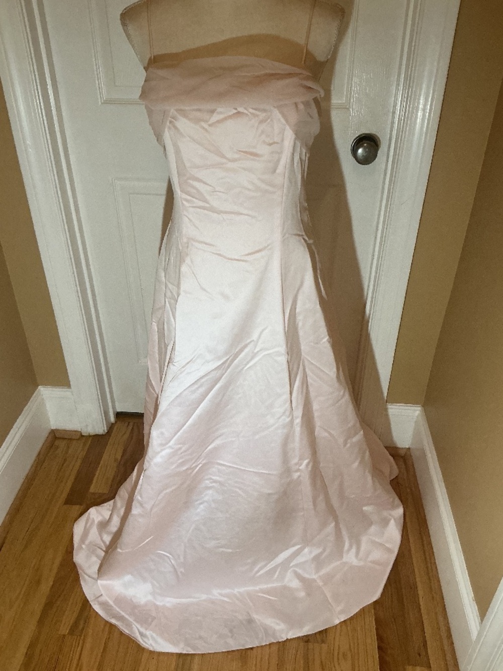 NWT Betsy & Adam by Jasmine Beautiful Pale Pink Gown
